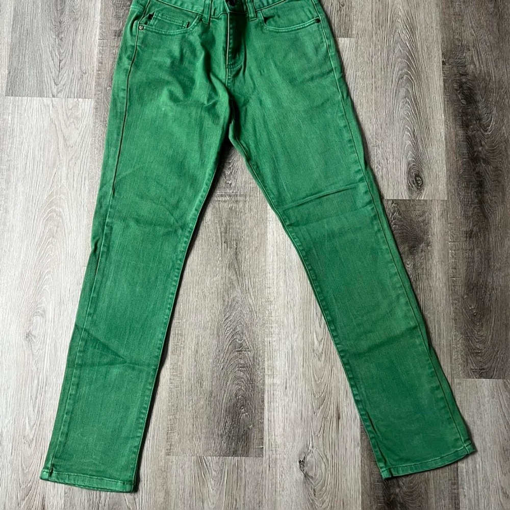CCS Skatewear Men’s Emerald Green Skinny Jeans